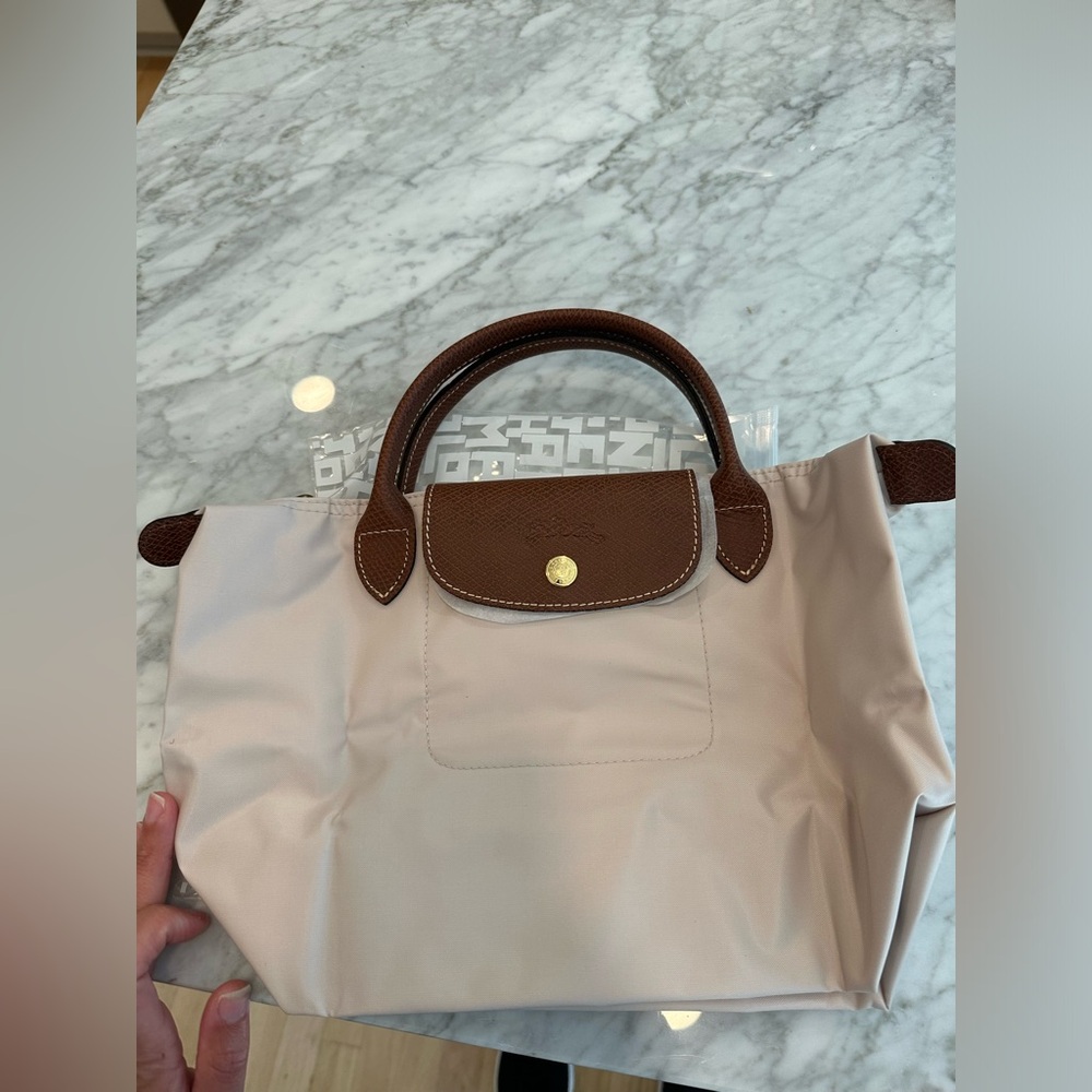 Long champ Le Pailage original small folding bag. New never used